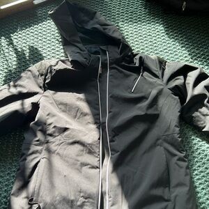 Black Hooded Women’s Spyder Ski Jacket